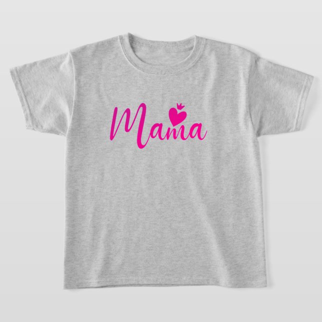 Elegantens textdesign Text Mamma typografi T Shirt (Laydown)