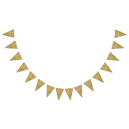 Elegantens textildesign med gyllene bakgrunds vimplar