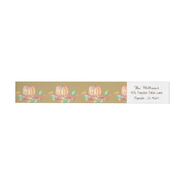 Elegantens Thanksgiving-omslutningsetiketter Etikettband (Individual)
