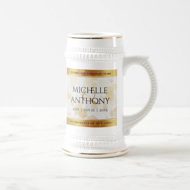 Elegantens tredje läder-Bröllop-årsdag Sejdel (Höger)