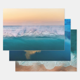 ELEGANTENS UPPSÄTTNING AV BEACH LANDSCAPE-FOTOGRAF