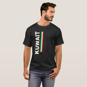 elegantens utformning av kuwait-flagga t shirt