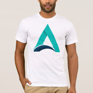 Elegantens utformning, brev ’A’, konstruktionsnumm T Shirt