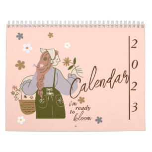 Elegantens vackra estetiska uttalanden 2025 kalender