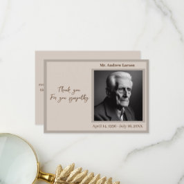 Elegantens vanliga minne från familjen tack kort