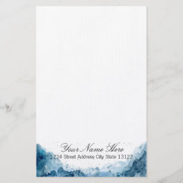 Elegantens vattenfärg brevpapper