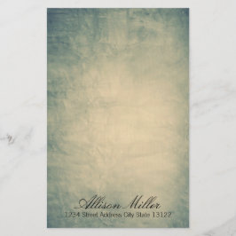 Elegantens vattenfärg brevpapper