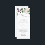 Elegantens vattenfärgsträdgård i blommigten. Green Meny<br><div class="desc">Fintvätt med vattenfärgsgrön blommigt på bröllop med elegant i mjuk färg. Lämpligt för utomhussommartema/botaniskt trädgårdsäsong.</div>