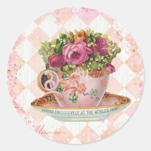 Elegantens Vintage - etiketter (Framsida)