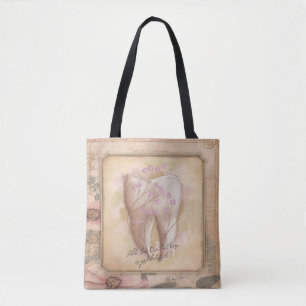 Elegantens Vintage Gammal bärbar dator med Dental  Tygkasse