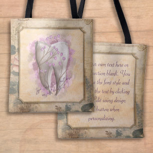 Elegantens Vintage Gammal fashiated Dental Gift Tygkasse