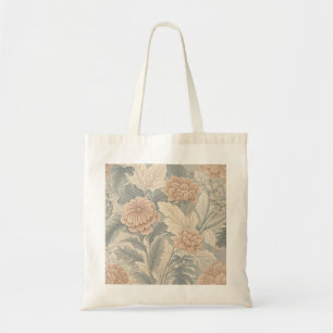 Elegantens vintage-inspirerad blommigt är mjuk och tygkasse