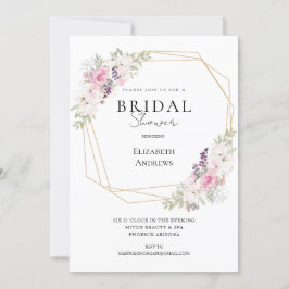 Elegantes Brautparty Boho Einladung Inbjudningar