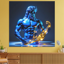 Elegantes Glasdesign Kunst in ihrer klarsten Form Canvastryck