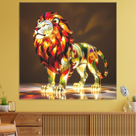 Elegantes Glasdesign Kunst in ihrer klarsten Form Canvastryck