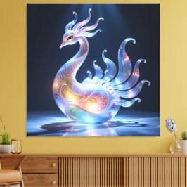 Elegantes Glasdesign Kunst in ihrer klarsten Form Canvastryck