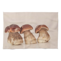 Elegantes Pilzdesign Geschirrtuch - Küchendekor