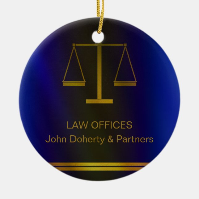 Elegantfjäll för anpassade | av rättvisa julgransprydnad keramik (Framsidan)