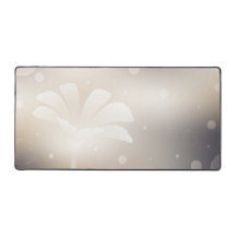 ElegantFlower Bloom Desk Mat