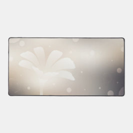 ElegantFlower Bloom Desk Mat