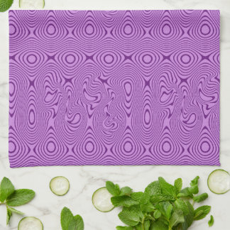 Elegantly Trippy Lines and Shapes Pattern Kökshandduk