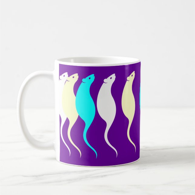 Elegantråttamugg Kaffemugg (Vänster)