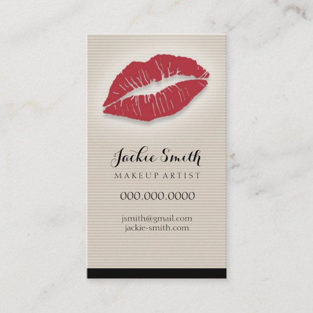 Elegantsolbrännan klämmer fast randar med röd visitkort (Framsida)