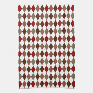 Elegantt Argyle diamantmönster Kökshandduk
