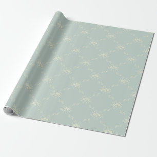 Elegantt blom- slående in papper för vintage presentpapper