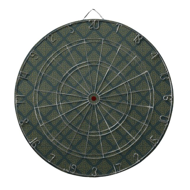Elegantt Celtic fnurramönster Darttavla (Framsidan)