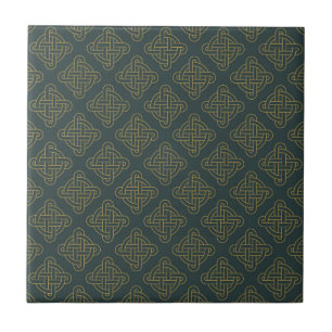 Elegantt Celtic fnurramönster Kakelplatta