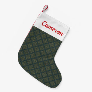 Elegantt Celtic fnurramönster Liten Julstrumpa
