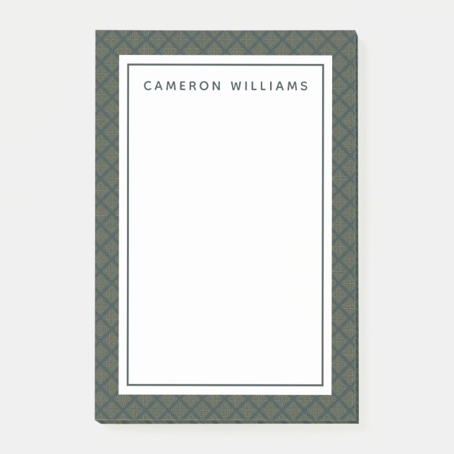 Elegantt Celtic fnurramönster Post-it Block (Framsida)