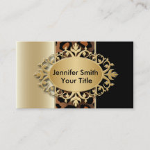 Elegantt champagne- och svartLeopardtryck