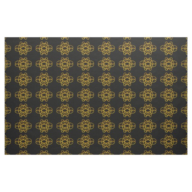 Elegantt damastast tyg (Fat Quarter)
