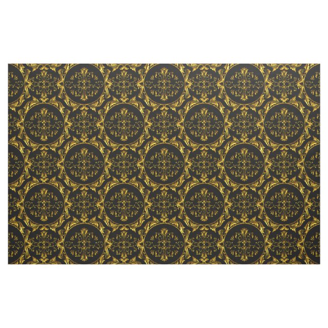 Elegantt damastast tyg (Fat Quarter)