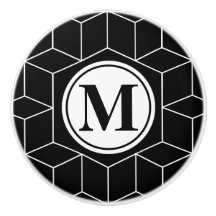 Elegantt geometriskt och Monogrammed mönster