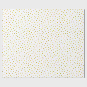 Elegantt guld omkullkastar konfettiar pricker presentpapper