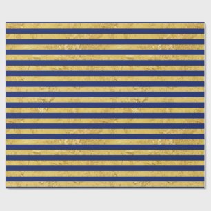 Elegantt guld omkullkastar och slösar randmönste presentpapper