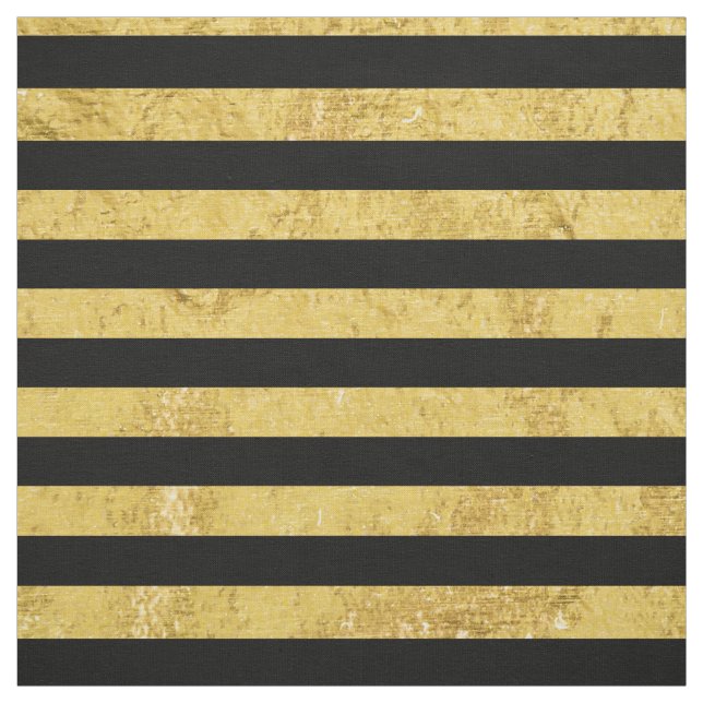 Elegantt guld omkullkastar och svärtar randmönster tyg (Provkarta)