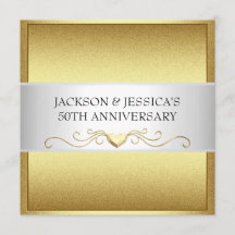 Elegantt guld- party för årsdag för kärlekhjärtor