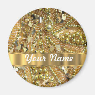 Elegantt guld som bling magnet
