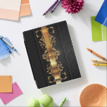 Elegantt guld & svartdamast iPad skydd<br><div class="desc">Elegant guld- & svartdamastipad cover. Anpassade 100%. Redo som in fyller, Gjort med kickupplösningsvektorn och/eller digitala diagram för ett yrkesmässigt tryck. NOTERA: (DETTA ÄR ETT TRYCK. Alla zazzleproduktdesigner är "tryck", om inte annars påstått under "härom produkt" område, ) som den ska designen är den utskrivavna EXAKT något liknande, du ser...</div>