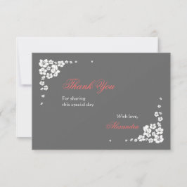 Elegantt kort för brudtack 3.5x5