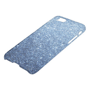 Elegantt marinblått glitter iPhone 7 skal