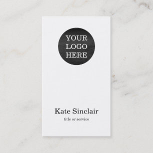 Elegantt Minimalist modernt din logotyp Visitkort