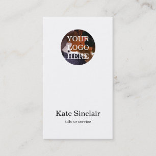 Elegantt Minimalist modernt din logotyp Visitkort