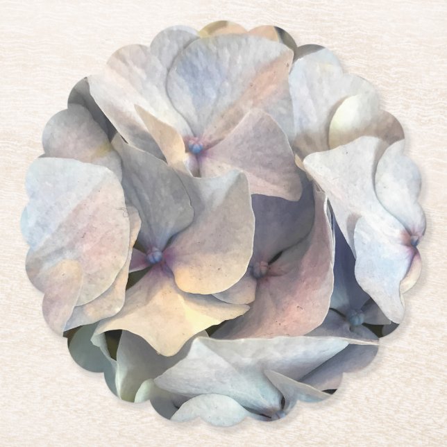 Elegantt mjukt blommigtunderlägg underlägg papper (Framsida)