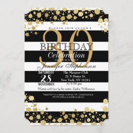 Elegantt modernt Fauxguld Splatters och görar Inbjudningar