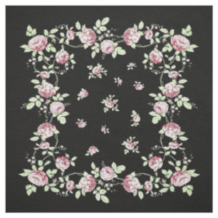 Elegantt rosa rostyg tyg